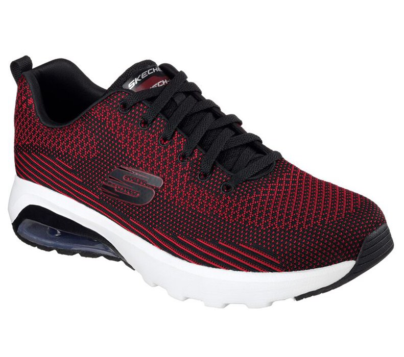 Skechers Skech-Air Varsity - Mens Sneakers Black/Red [AU-IU2279]